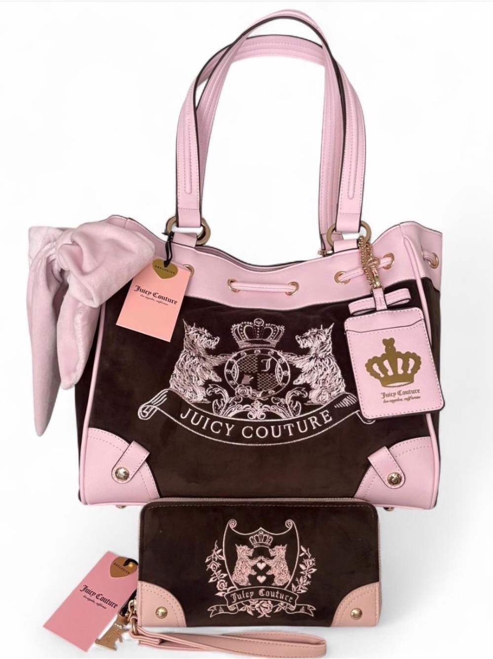 Juicy Couture Scottie Dog Daydreamer Tote with Wallet